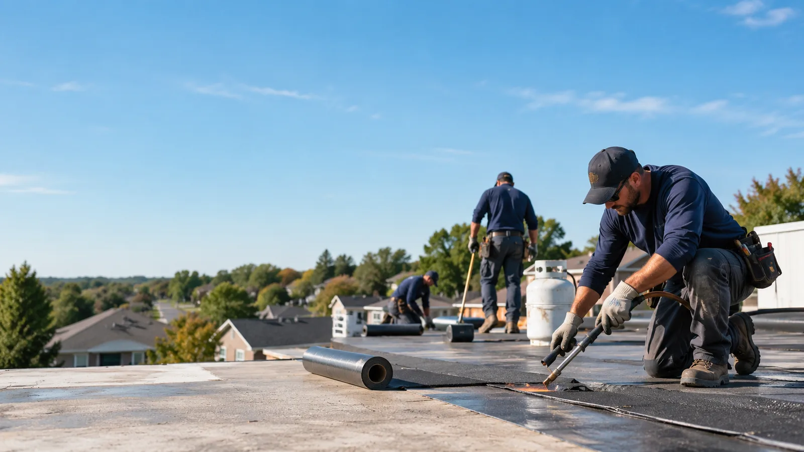 Flat Roof Leak Repair providers in Warner, OK